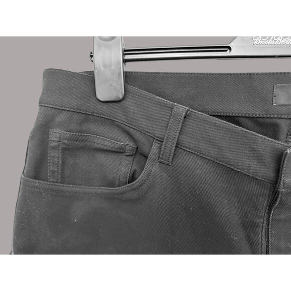 Theory Mens Black Raffi Neoteric Twill Pants Size 36 - Picture 8 of 12